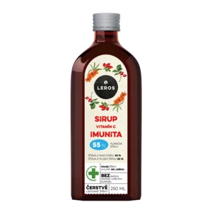 Leros Vitamin C Imunita sirup na podporu imunitného systému 250 ml