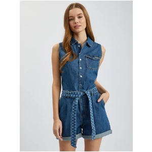 Orsay Blue Denim Overall - Women