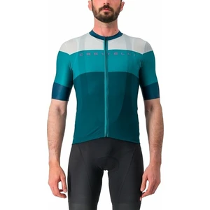 Castelli Sezione Jersey Deep Teal/Quetzal Green L