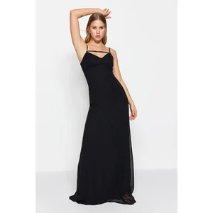 Trendyol Evening Dress In Chiffon Long Evening Dress