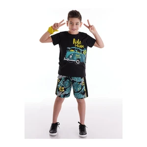 Mushi Vosvos Hawaiian Boys Shorts Set