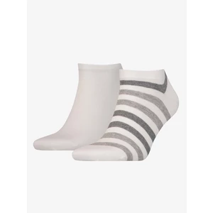 Sada dvou párů pánských ponožek v bílé barvě Tommy Hilfiger - Pánské