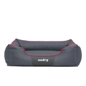 Hundebett Reedog Comfy Grey & Red - L