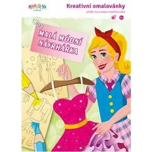 Kreativní omalovánky - Malá modní návrhářka