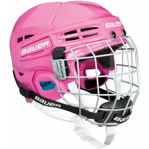 Bauer Casque de hockey Prodigy Youth Helmet Combo SR Rose UNI