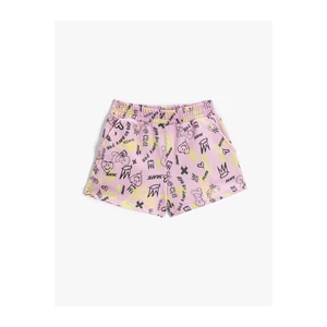 Koton Shorts - Purple - Normal Waist