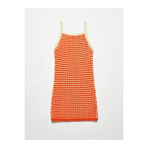 Dilvin Dress - Orange - Basic