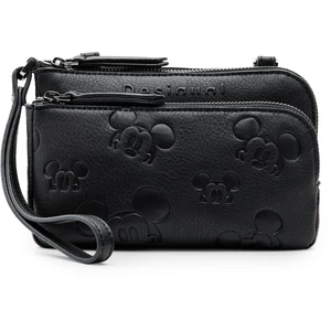 Black Women Patterned Crossbody Handbag Desigual All Mickey Lind - Women