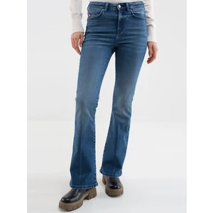 Big Star Woman's Trousers 190062 Medium Denim-302