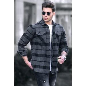 Madmext Anthracite Lumberjack Shirt 4950