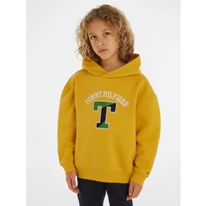 Mustard boys' hoodie Tommy Hilfiger