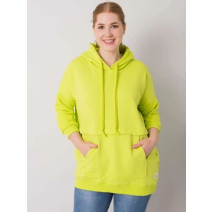 Lime kangaroo sweatshirt plus size