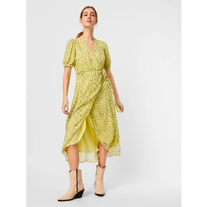 Green Floral Wrapping Maxi dress AWARE by VERO MODA Ofelia - Women