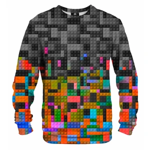 Mr. GUGU & Miss GO Unisex's Colorful Blocks Sweater S-Pc2071