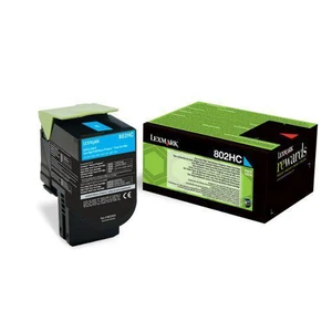 Lexmark 80C2HCE, cyan, 3000 str., CX410/510 originálny toner