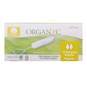 Organyc Tampóny zo 100% organickej bavlny, REGULAR