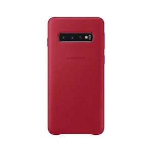 Tok Samsung Leather Cover EF-VG973LRE Samsung Galaxy S10 - G973F, Red