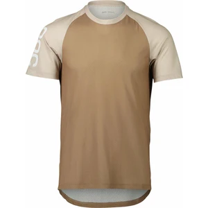 POC MTB Pure Tee Brown/Lt Sandstone Beige M Tričko