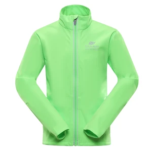 Alpine Pro Multo Dětská softshellová bunda KJCA276 neon green gecko 164-170