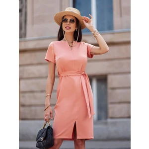 Peach dress Cocomore amgSK340.peach