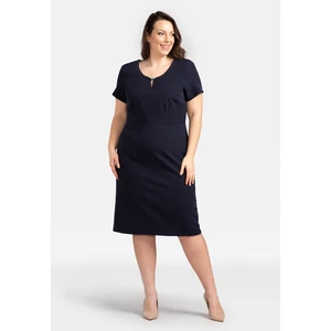 Karko Woman's Dress SC208 Navy Blue