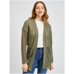 Orsay Khaki Ladies Cardigan - Women