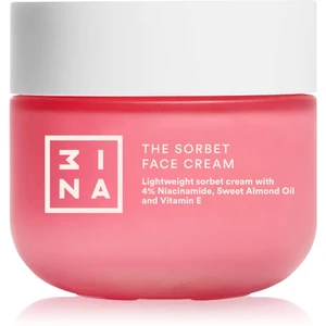 3INA Skincare The Sorbet Face Cream lehký hydratační krém na obličej 50 ml