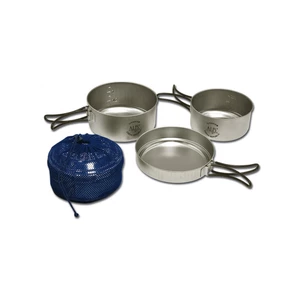 ALB forming Titan Basic Camping Cookware Set Pfanne-Topf Campingtopf, Pfanne