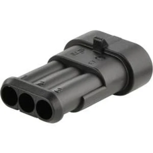 Zástrčkový konektor na kábel TE Connectivity 282105-1 282105-1, 42 mm, pólů 3, rozteč 6 mm, 1 ks