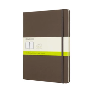 MOLESKINE Zápisník tvrdý čistý hnědý XL (192 stran)