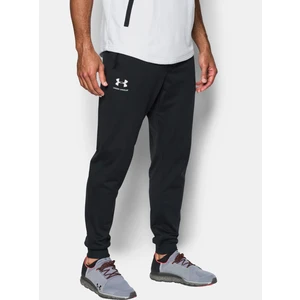 Pánské tepláky Under Armour Sportstyle Jogger  Black/White  S