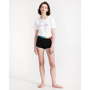 Calvin Klein White-Black Pajamas S/S Short Set - Women