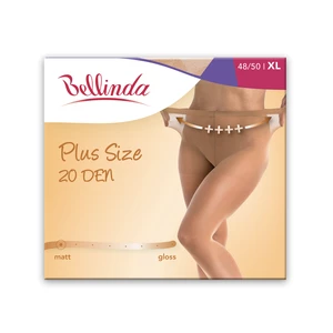 Bellinda 
PLUS SIZE 20 DEN - Pančuchové nohavice pre nadmerné veľkosti - čierna