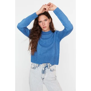 Trendyol Sweater - Blue - Regular fit