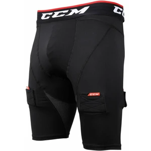 CCM Compression Short Jock Black SR XL 2022