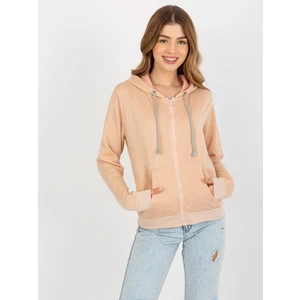 Ladies hoodie Action - peach