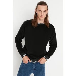 Trendyol Sweatshirt - Black - Oversize