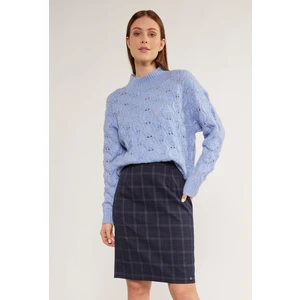 MONNARI Woman's Skirt 171319022 Navy Blue