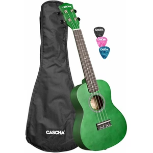 Cascha CUC104 Linden Koncert ukulele Green