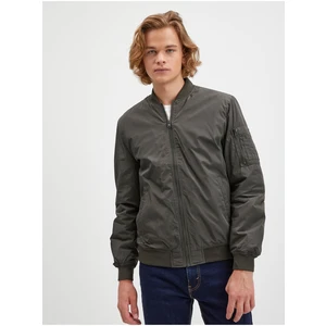 Dark Green Mens Bomber ONLY & SONS Joshua - Men