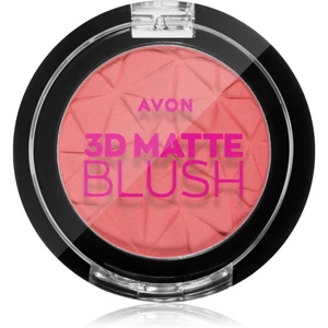 Avon 3D Matte lícenka s matným efektom odtieň Peach 3,6 g