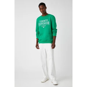 Koton Sweatshirt - Green - Regular fit