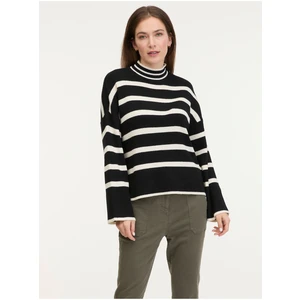 Black Striped Sweater ONLY Ibi - Women