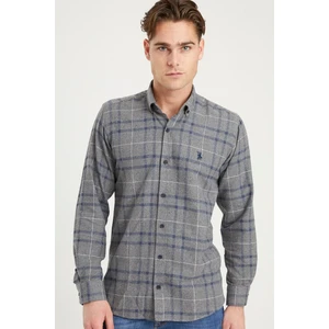 G701 DEWBERRY MEN'S SHIRT-ANTRASIT