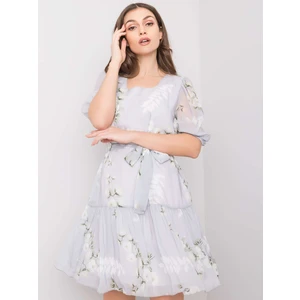 Women´s gray floral dress