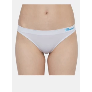 Women&#39;s thong Gina bamboo white (05012)