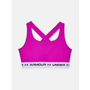 Dámská sportovní podprsenka Under Armour Crossback Mid Bra  Purple