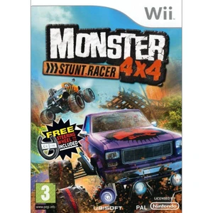 Monster 4x4: Stunt Racer + kormánykerék - Wii