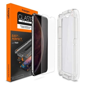 Védőüveg Spigen GLAS.tr EZ Fit  Apple iPhone X/XS, Clear