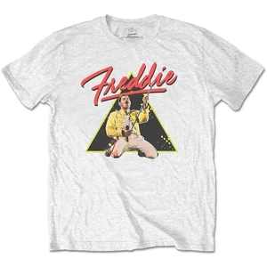 Freddie Mercury Tricou Triangle Alb-Grafic M